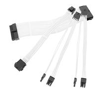 Operitacx Supply Cable Extension Kit 24pin Atx Motherboard Power Cable 4+4 Pin Copper Core with Abs Clips for PC Builds