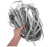 Operitacx Synthetic PE Wicker Roll Flexible Rattan Material for Patio Furniture Repair and DIY Crafts Weather Resistant Woven Rattan Strip for Garden Chairs Storage Baskets and Decorative