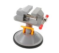 Operitacx Table Clamp Bench Vise with Swivel Lock Portable Workbench Milling Vise for Jewelry Hobby Model Building Electronics Woodworking Drilling and Metalworking Tasks