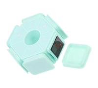 Operitacx Teacher Comment Stamp Set, Six-Sided Green English Feedback Stamper for Classroom Homework, Motivational Teacher Stampers for Student Assessment and Rewards