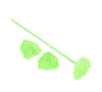 Operitacx Telescopic Adjustable Triangle Cleaning Mop with Rotatable Chenille Head, Ultralightweight One-handed Operation, for Everyday Cleaning and Crowded Spaces, Includes Replacement Mop