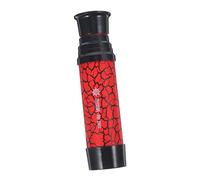 Operitacx Telescopic Pirate Viewing Toy Monocular for Children Educational Scientific Toy Compact Acrylic Kids Accessory Red Crackle Design