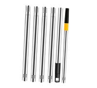 Operitacx Telescopic Stainless Steel Extension Pole for Painting Detachable Brush Extension Multi-Purpose Roller Rod Compatible with Various Paint Rollers for High Reach Painting and
