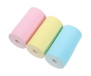 Operitacx Thermal Paper Rolls 3-Pack 2.17 Inch X 52.00 Feet Compatible Thermal Receipt Printer Paper for Checkout Counters and Pos Machines