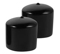 Operitacx Trailer Bearing Dust Covers Inner Diameter 8pcs Rubber Black 50mm for and Trailer Axle Easy Installation Term Performance Wheel Hubs