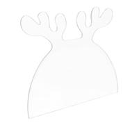 Operitacx Transparent Acrylic Kitchen Cutting Board Template for Woodworking Durable Charcuterie Stencil Guide Reusable Router Handle Template Guide Tool for Precise Cutting and Shaping