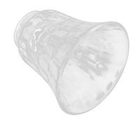 Operitacx Transparent Glass Pendant Light Shade Replacement Bell Shaped Lampshade Fixture Accessory Lightweight Easy to Install Glass Cover for Ceiling and Wall Lighting Modern Retro