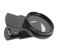 Operitacx Ultrathin Phone Circular Polarizer Cpl Lens Filter for Motion Photography Neutral Density Filter Reducing Light for Smartphones and Digital Cameras Portable and Detachable Black