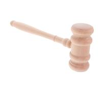 Operitacx Unfinished Wooden Gavel for Courtroom Use Judge Hammer Efficient Legal Tool for Accurate and Fair Case Resolution in Civil Criminal Administrative Courts