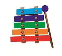 Operitacx Unfinished Xylophone Toy Kids Craft Kit Diy Painting Toy Educational Music Tool Wooden Craft for Kids