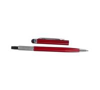 Operitacx Universal Ballpoint Pen Capacitive Touch Screen Stylus Pen 2-In-1 Built-In Pocket Clip, Two in One Touch Screen for Smartphones