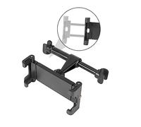 Operitacx Universal Car Backseat Phone Tablet Holder 360 Rotation Headrest Grip Mount for Mobile Devices Black No Silicone Design Suitable for Family Travel