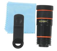 Operitacx Universal Clip on 8x Zoom Telephoto Phone Camera Lens Monocular Telescope for Smartphones, Large Wide Angle and High Resolution for Travel Photography