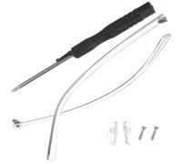 Operitacx Universal Feature Temple Arm Glasses Replacement in Acrylic Material with Good Glossy Finish and Ear Pressure Relief 1 Pair Stylish Replacement Glasses Legs Repair for Eyewear