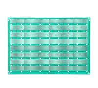 Operitacx Universal Green Circuit Board with Welding Holes, Synthetic Material Experiment Plate for Component Welding Work and DIY Operation, Suitable for Prototyping and Soldering Projects