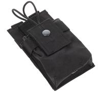 Operitacx Universal Two-Way Radio Pouch Bag with Strong Hands Free Design, Made of Sturdy 600d Fabric, for Outdoors and Camping Use by Security Office Workers