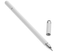 Operitacx Universal White Capacitive Stylus Pen for Touch Screens Featuring Accurate Screen Control and Smooth Writing, Compatible with Tablets and Smartphones in Stainless Steel Alloy