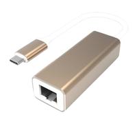 Operitacx Usb-c to Gigabit Ethernet Adapter Mbps Network Port Converter with Sleep Remote Wake-up Support Compatible with Laptops Desktop High-speed Transmission USB Random Color