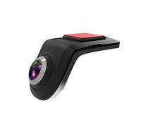 Operitacx USB Car Driving Recorder with Ultra Wide View Zinc Alloy Durable Body Dynamic Lane and Collision Warning Night Vision Compatible with Android Navigation Systems for Automotive Data