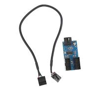 Operitacx USB Header Extension Splitter Pin Hub Adapter for Motherboard Compact with Adhesive Sticker Connect More Devices Easily for USB Port Shortage