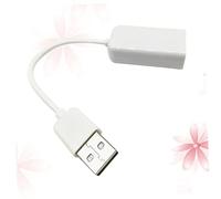 Operitacx USB Sound Card with Cable Line Laptop Speaker Box USB 2.0 Virtual 7.1 Channel Adapter Driverless Bus-Powered External Stereo Audio Converter for Desktop and Portable Use White
