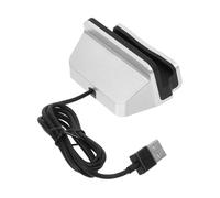 Operitacx USB Type C Desktop Charger Docking Station Stand with Fast Charging and Data Stable Multi Function Phone Holder Compatible with Samsung Edge Note Portable Silver Cradle for USB