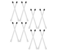 Operitacx Valve Stem Extensions Plastic Tire Inflator Extension Tubes 20pcs with Sturdy Construction and Compact Portable Design for Tires and Travel Use