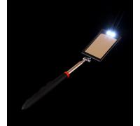 Operitacx Vehicle Swivel Inspection Mirror with Adjustable Stainless Steel Flexible Telescoping Handle and 360° Bendable Swivel Mirror under Vehicle Search and Auto Maintenance
