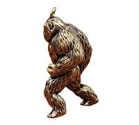 Operitacx Vintage Brass Gorilla Pendant Ornament Miniature Hanging Monkey King Statue Dual-use Small Animal Figurine for Home Office Decor Detailed Primate Sculpture gift for for for for for for