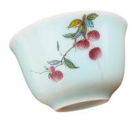 Operitacx Vintage Tea Cup Tea Serving Cups 70ml Ceramic Premium Drinkware Unique Design Traditional Oriental Charm Gift for Grandmothers