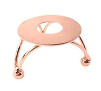 Operitacx Vintage Wax Seal Warmer Melting Accessory with Rose Gold Iron Frame Durable Household Wax Furnace Stove for DIY Crafting and Home Decoration