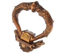 Operitacx Vintage Zinc Alloy Front Door Security Knocker Resistant Classical Door Hardware for Home Office Commercial Use Loud Knock Maintenance Design
