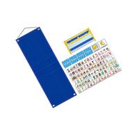 Operitacx Visual Schedule Pocket Chart Daily Chore Routine Board with Cards for Potty Training Schedule Calendar to Promote Responsibility and Positive Behavior at Home and School