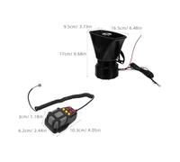 Operitacx W Vehicle Horn Kit for Truck and Motorcycle with Weather-resistant Plastic Casing, Seven Distinct Alarms and Warning Horns, for Emergencies and Outdoor Car Alarm Setups