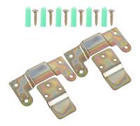 Operitacx Wall Fan Mounting Bracket Includes Screws and Expansion Pipes with Iron Metal Plate , Easy DIY Installation , Space Saving Solution for Electric Fans for Balconies and Studios