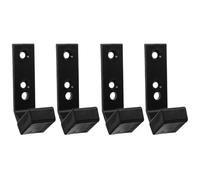 Operitacx Wall Mounted Barbell Rack 4Pcs Dumbbell Stand Weight Plate Holder Hooks for Home Gym Equipment to Protect Floor and Dumbbell Rods