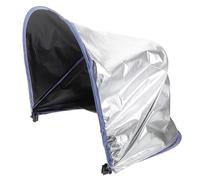 Operitacx Waterproof Motorcycle Seat Cover Protector for Scooter with Foldable Oxford Cloth Material and Heat Insulation, Silver Rainproof Cushion Pad Suitable for Outdoor Use