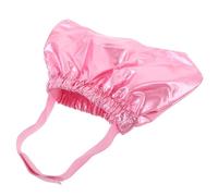 Operitacx Waterproof Pet Shower Cap for Puppies and Cats, Reusable Odorless Polyester Bath Hat, for Pet Bathing and Showering, Pink Puppy Bath Cap with Dog Ear Covers