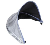 Operitacx Waterproof Rainproof Cover Seat Motorcycle for Outdoor Use, Foldable Oxford Cloth Protector with Heat Insulation Silver Cushion Cover for Electric Scooter