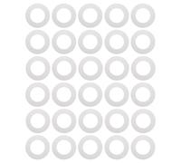 Operitacx Wax Spill Proof Pads for Depilatory Wax Machine White Paper Material with Serrated Design 3 Bags Total 30pcs