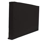 Operitacx Weatherproof Outdoor Tv Cover with Bottom Protection Dustproof Screen Protector Compatible with Wall Mount Hook and Loop Closure for Garden Lawn Bathroom Use