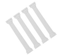 Operitacx Wedding Cake Stand White 4Pcs Roman Column Cake Supports for Layered Cake and Dessert Table Display