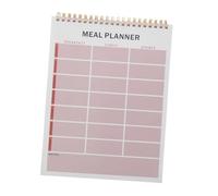 Operitacx Weekly Meal Planner Notebook Spiral Binding Food Exercise Journal for Men Women Track Nutrition Meal Prep and Calorie Intake for Healthier