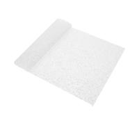 Operitacx White Resin Manicure Table Mat with Comfortable Experience and Photo Ready Surface, Nail Table Place Mat for Nail Salons and Clients Featuring Sparkling Design and Ultrashiny Look