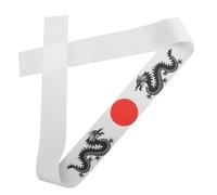 Operitacx Wide Traditional Japanese Warrior Headband for Karate Training and Chef Roles, Lightweight Polyester Fiber Stylish Simple Design, Comfortable Headwear for Work and Martial Arts