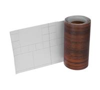 Operitacx Wide Wood Grain Tape Roll Self Adhesive Furniture Repair Tape for Floor Wall Baseboard Trim Easy Cut Decorative Wood Texture for Home Renovation and Bathroom Mirror Repair