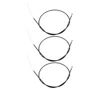 Operitacx Wire Design Rollator with Rubber Steel Coating 43.3in, 3pcs Brake Cable Replacement for Ambidextrous Enhanced Safety Universal Wheelchair for Indoor and Outdoor Activities
