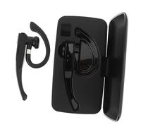 Operitacx Wireless Earphones Single Ear Noise Cancelling Earbuds with Microphone and Ear Hook Fast Stable Connectivity with Portable Charging Case for Office and Outdoor Activities