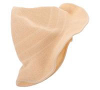 Operitacx Witch Hat with Stable Knitted Structure for Adults Knitted Cotton Beige Halloween Cosplay Cap Stylish Witch Hat that Keeps Head Warm, for Themed Events and City Strolls