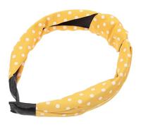 Operitacx Women Headband Delicate Hair Hoop Polka Dot Fabric Wide Non-slip Stylish Comfortable Hairband for Christmas Fancy Ball